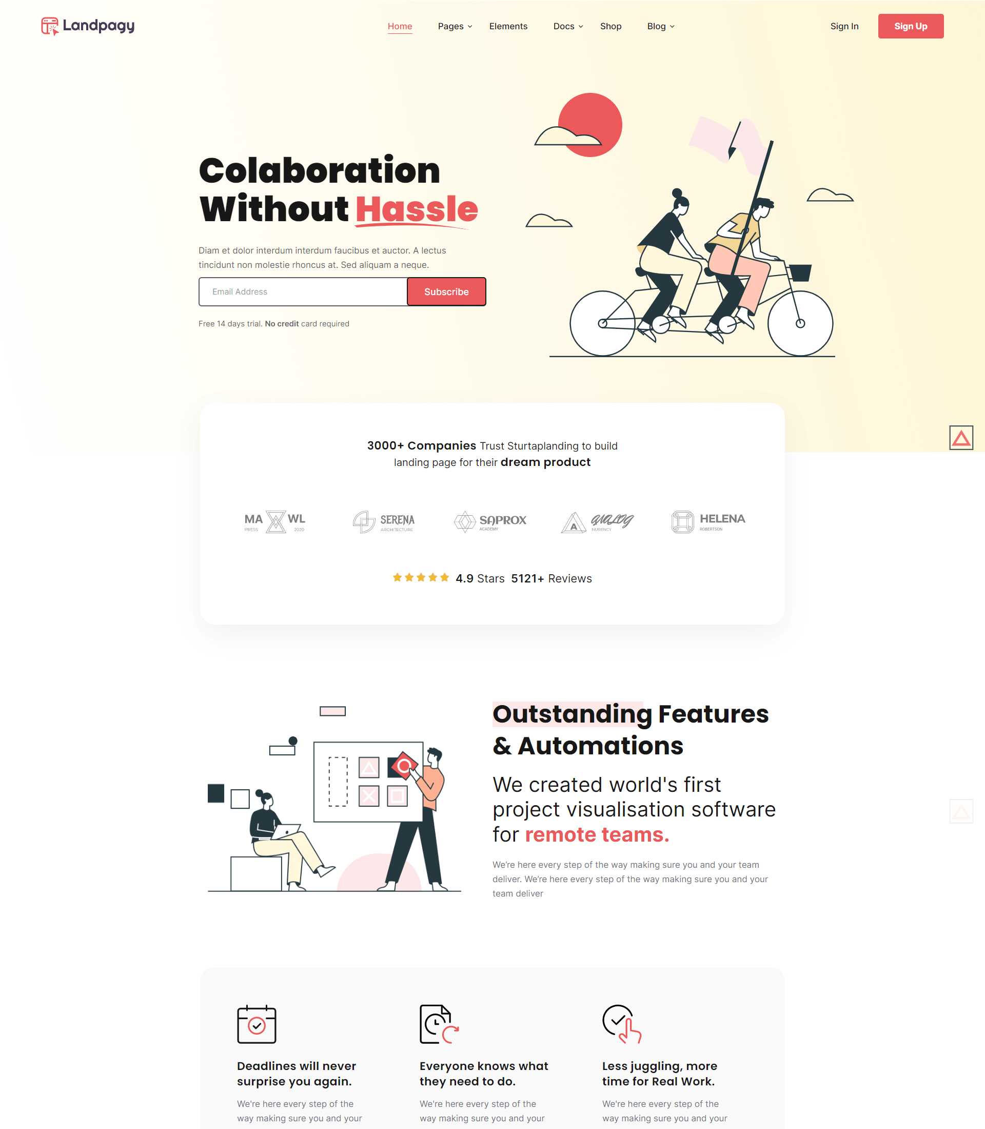Project Management Demo - Landpagy - Responsive Multipurpose WordPress Theme
