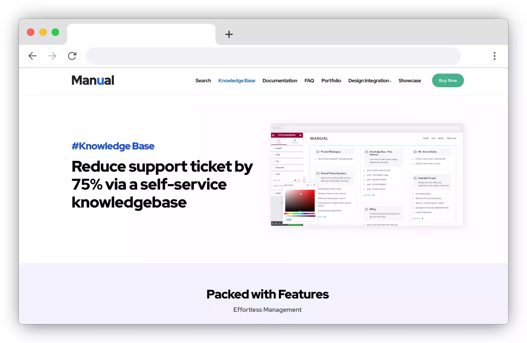 Manual - Documentation, Knowledge Base & Education WordPress Theme
