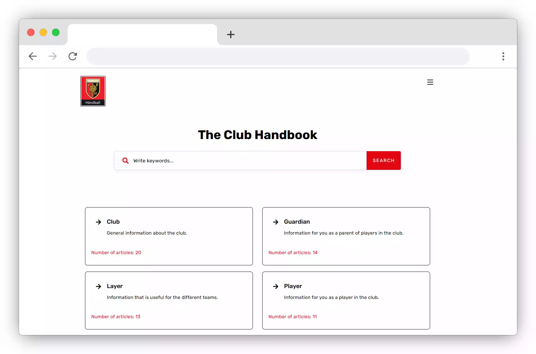 Manual - knowledge base websites wordpress