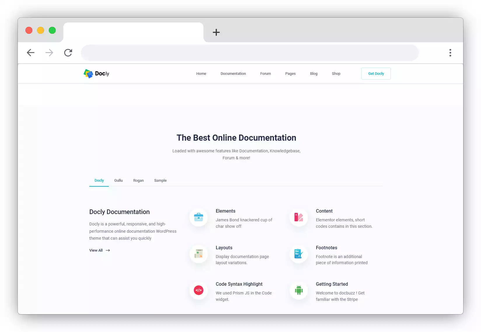 create knowledge base with wordpress with Docly