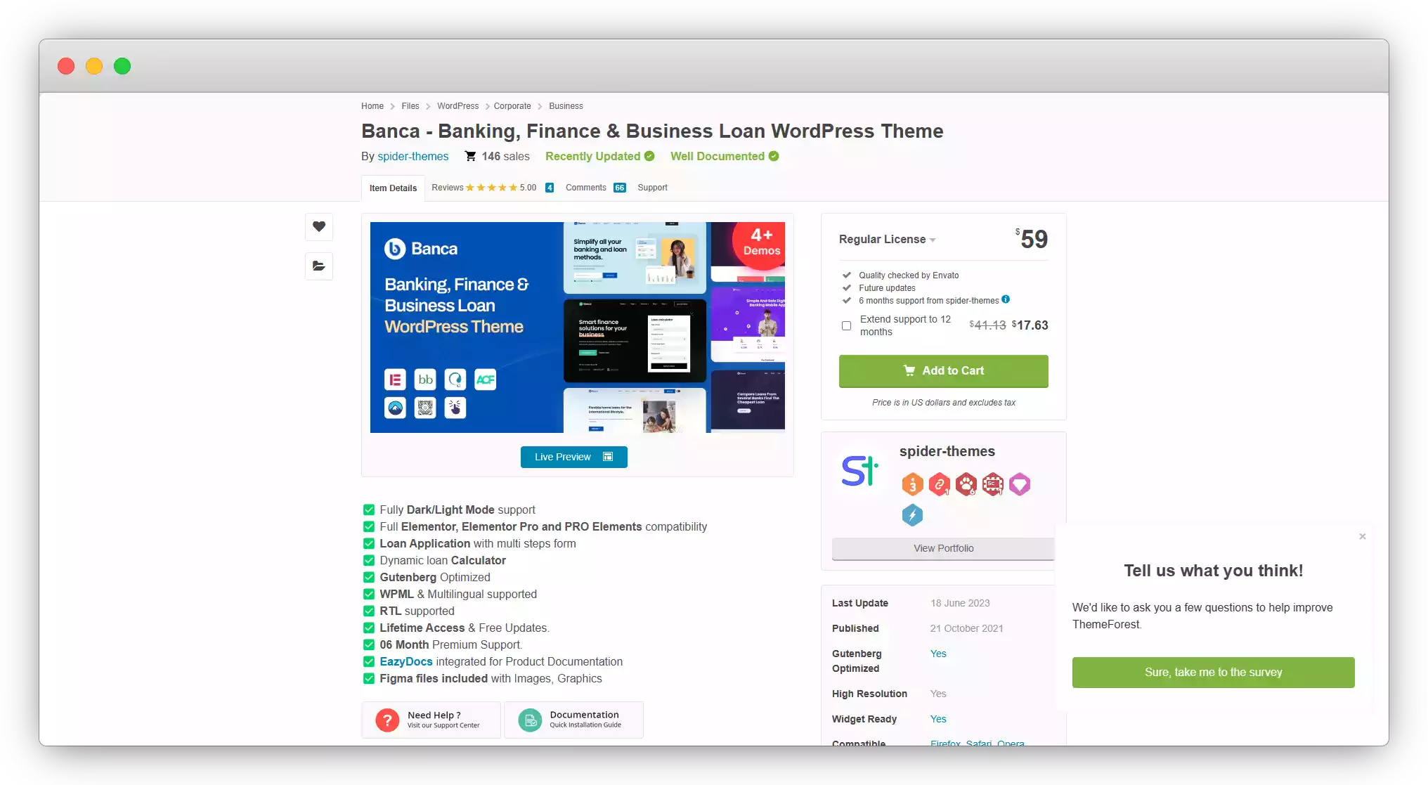 Banca Banking Finance Business Loan WordPress Theme