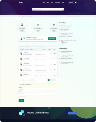 AMA forum page