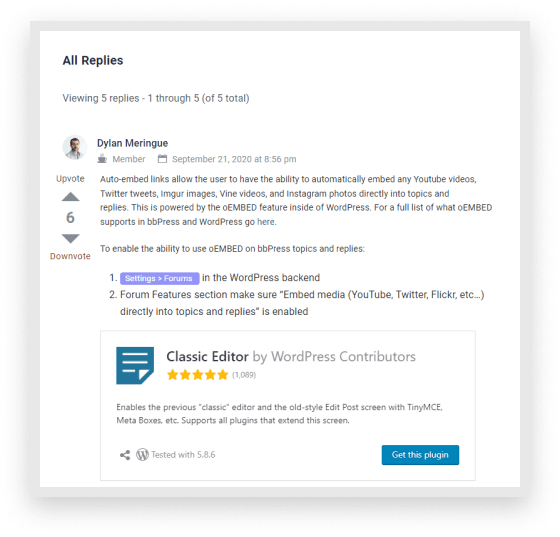 Ama-WordPress bbPress forum