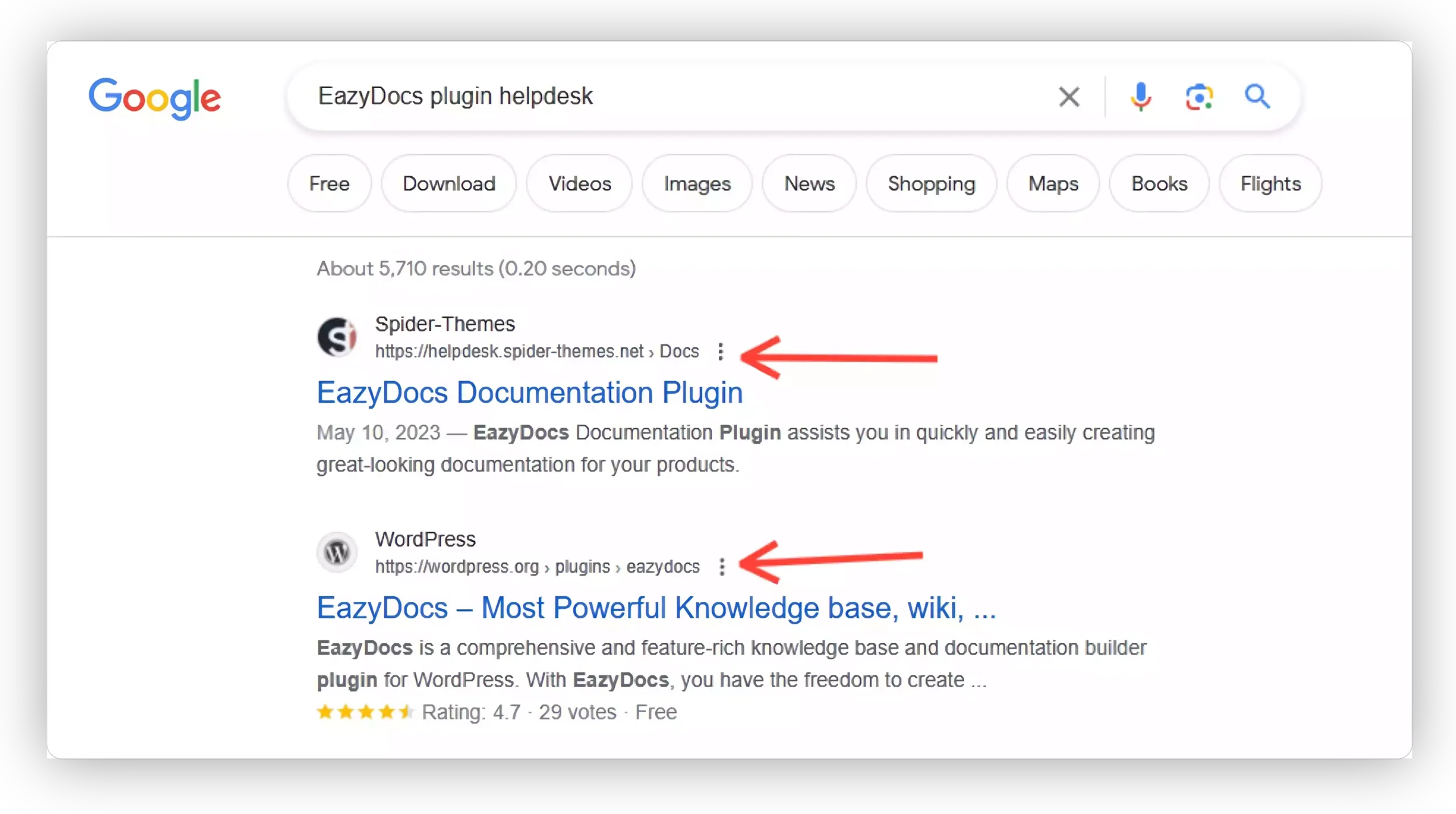 An example of its breadcrumb schema on WordPress