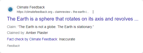 FactCheck Schema Example