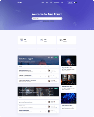 AMA Forum page