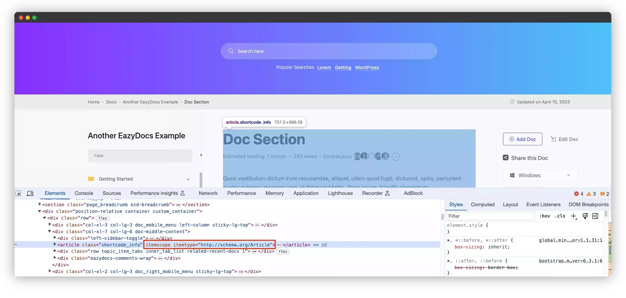 This is how the breadcrumb schema should look on SERPs