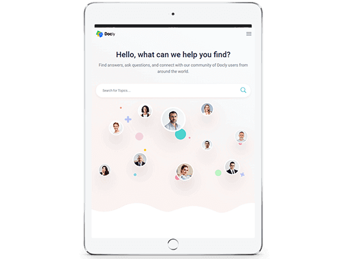 Docly - #1 Knowledge Base, Documentation, Support Center Wordpress Theme 3 tablet