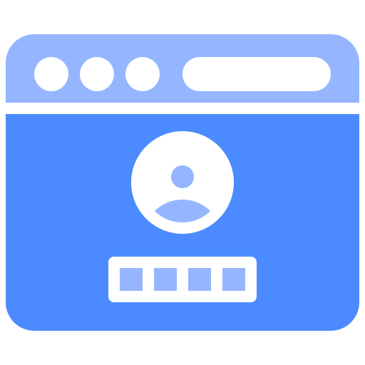 login page